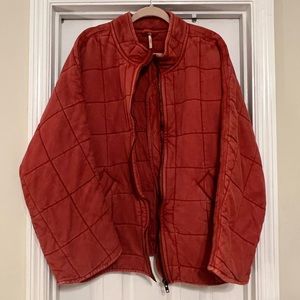 Free People Dolman Quilted Knit Jacket